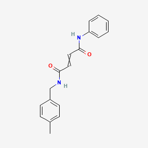 N~1~-[(4-Methylphenyl)methyl]-N~4~-phenylbut-2-enediamide