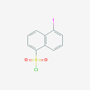 molecular formula C10H6ClIO2S B014208 5-Iodo-naphthalene-1-sulfonyl chloride CAS No. 110448-35-6