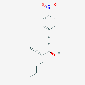 1-Octyn-3-ol, 4-ethenylidene-1-(4-nitrophenyl)-, (3R)-