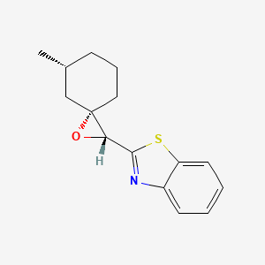 2-[(2R,3S,5R)-5-Methyl-1-oxaspiro[2.5]octan-2-yl]-1,3-benzothiazole