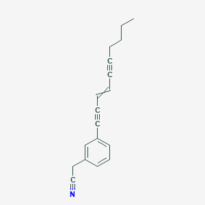 [3-(Dec-3-ene-1,5-diyn-1-yl)phenyl]acetonitrile