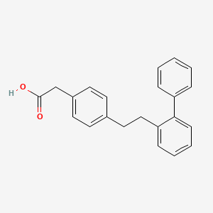 {4-[2-([1,1'-Biphenyl]-2-yl)ethyl]phenyl}acetic acid