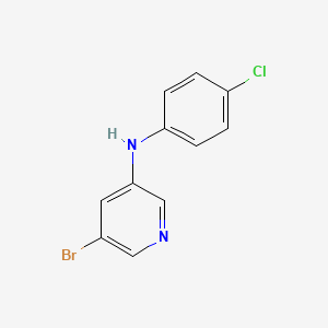 B14208484 5-Bromo-N-(4-chlorophenyl)pyridin-3-amine CAS No. 767342-23-4