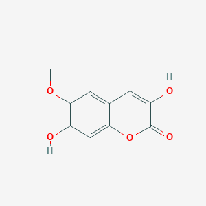 B142086 3-Hydroxyscopoletin CAS No. 127861-47-6