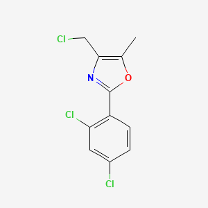 Oxazole, 4-(chloromethyl)-2-(2,4-dichlorophenyl)-5-methyl-