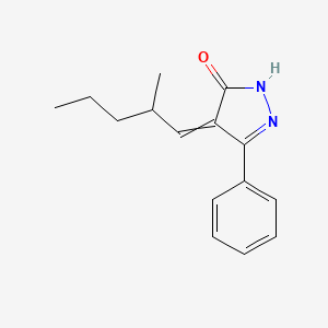 4-(2-Methylpentylidene)-5-phenyl-2,4-dihydro-3H-pyrazol-3-one