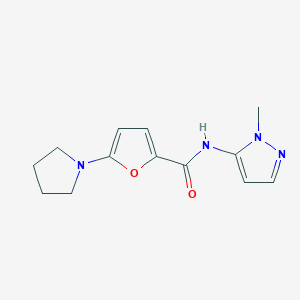 N-(1-Methyl-1H-pyrazol-5-yl)-5-(pyrrolidin-1-yl)furan-2-carboxamide