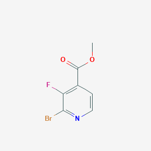 molecular formula C7H5BrFNO2 B1420870 Methyl 2-Bromo-3-fluoroisonicotinate CAS No. 1214385-66-6