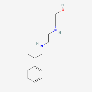 2-Methyl-2-[2-(2-phenylpropylamino)ethylamino]propan-1-ol