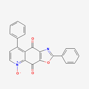 5-Oxido-2,8-diphenyl-[1,3]oxazolo[4,5-g]quinolin-5-ium-4,9-dione