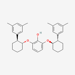 Phenol, 2,6-bis[[(1R,2S)-2-(3,5-dimethylphenyl)cyclohexyl]oxy]-