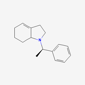 1-[(1R)-1-Phenylethyl]-2,3,5,6,7,7a-hexahydro-1H-indole