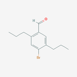 Benzaldehyde, 4-bromo-2,5-dipropyl-