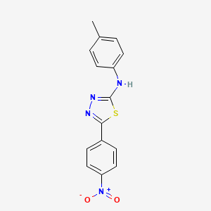 1,3,4-Thiadiazol-2-amine, N-(4-methylphenyl)-5-(4-nitrophenyl)-