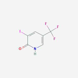 molecular formula C6H3F3INO B1420893 3-Iodo-5-(trifluoromethyl)pyridin-2-ol CAS No. 300851-88-1
