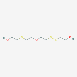 2-[(2-{2-[(2-Hydroxyethyl)disulfanyl]ethoxy}ethyl)sulfanyl]ethan-1-ol