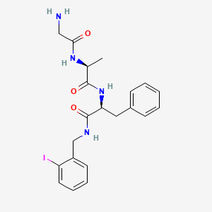 Glycyl-L-alanyl-N-[(2-iodophenyl)methyl]-L-phenylalaninamide