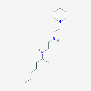 N~1~-(Heptan-2-yl)-N~2~-[2-(piperidin-1-yl)ethyl]ethane-1,2-diamine