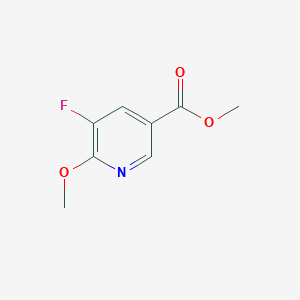 molecular formula C8H8FNO3 B1420899 甲基5-氟-6-甲氧基烟酸酯 CAS No. 953780-40-0