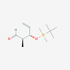 (2R,3S)-3-{[tert-Butyl(dimethyl)silyl]oxy}-2-methylpent-4-enal