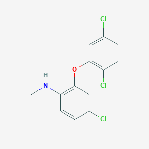 4-Chloro-2-(2,5-dichlorophenoxy)-N-methylaniline