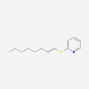 2-[(Oct-1-en-1-yl)sulfanyl]pyridine