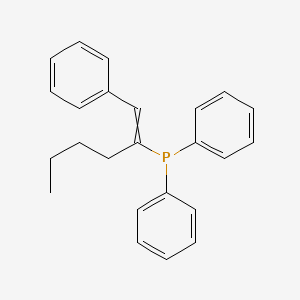 Diphenyl(1-phenylhex-1-en-2-yl)phosphane