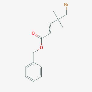 Benzyl 5-bromo-4,4-dimethylpent-2-enoate