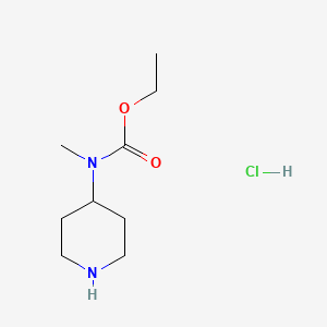 B1420919 ethyl N-methyl-N-(piperidin-4-yl)carbamate hydrochloride CAS No. 64951-44-6