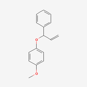 Benzene, 1-methoxy-4-[(1-phenyl-2-propenyl)oxy]-