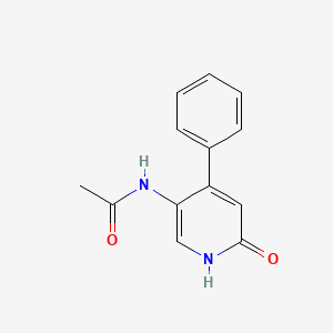 N-(6-oxo-4-phenyl-1H-pyridin-3-yl)acetamide