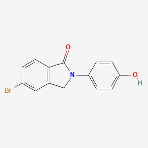 5-Bromo-2-(4-hydroxyphenyl)-2,3-dihydro-1H-isoindol-1-one