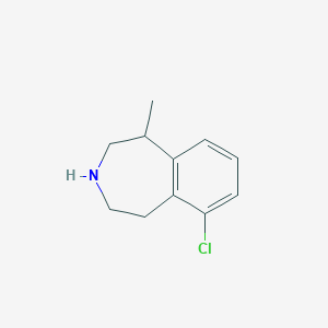 9-chloro-5-methyl-2,3,4,5-tetrahydro-1H-3-benzazepine