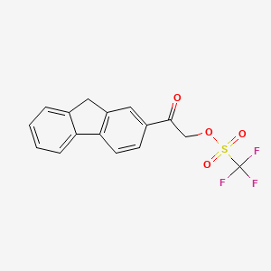 Methanesulfonic acid, trifluoro-, 2-(9H-fluoren-2-yl)-2-oxoethyl ester