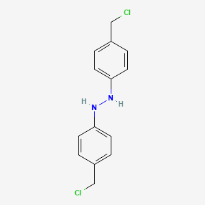 1,2-Bis[4-(chloromethyl)phenyl]hydrazine