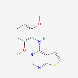 N-(2,6-Dimethoxyphenyl)thieno[2,3-d]pyrimidin-4-amine