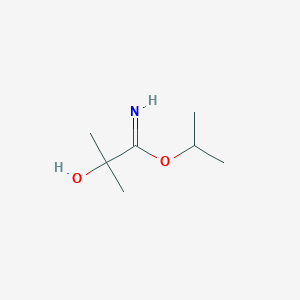 Propanimidic acid, 2-hydroxy-2-methyl-, 1-methylethyl ester