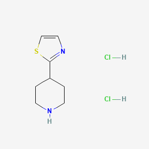 B1420938 4-(1,3-Thiazol-2-yl)piperidine dihydrochloride CAS No. 1240529-12-7