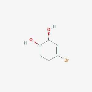 molecular formula C6H9BrO2 B14209383 (1S,2R)-4-bromocyclohex-3-ene-1,2-diol CAS No. 828295-32-5