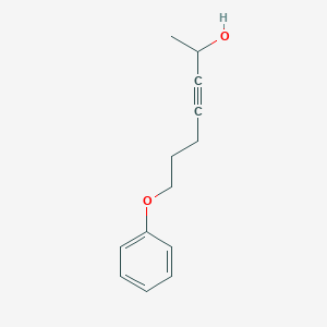 molecular formula C13H16O2 B14209428 7-Phenoxyhept-3-yn-2-ol CAS No. 917883-00-2