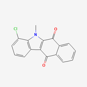 4-Chloro-5-methyl-5H-benzo[b]carbazole-6,11-dione