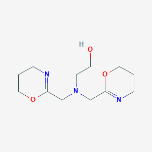 2-{Bis[(5,6-dihydro-4H-1,3-oxazin-2-yl)methyl]amino}ethan-1-ol