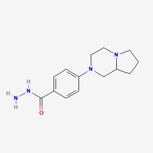 4-(Hexahydropyrrolo[1,2-a]pyrazin-2(1H)-yl)benzohydrazide