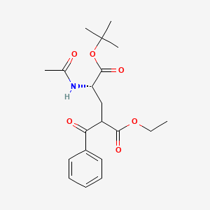 1-tert-Butyl 5-ethyl (2S)-2-acetamido-4-benzoylpentanedioate