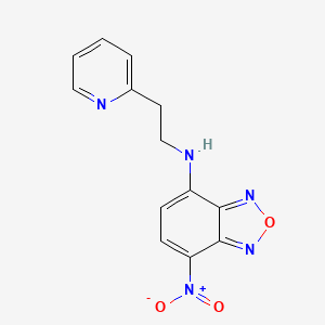 7-Nitro-N-[2-(pyridin-2-yl)ethyl]-2,1,3-benzoxadiazol-4-amine