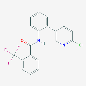 N-[2-(6-chloropyridin-3-yl)phenyl]-2-(trifluoromethyl)benzamide