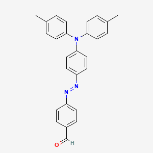 4-[(E)-{4-[Bis(4-methylphenyl)amino]phenyl}diazenyl]benzaldehyde