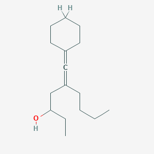 5-(Cyclohexylidenemethylidene)nonan-3-OL