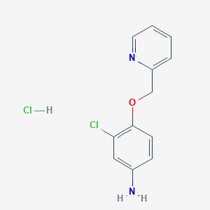 3-Chloro-4-(pyridin-2-ylmethoxy)aniline hydrochloride