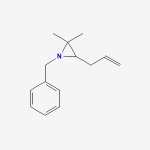 Aziridine, 2,2-dimethyl-1-(phenylmethyl)-3-(2-propenyl)-